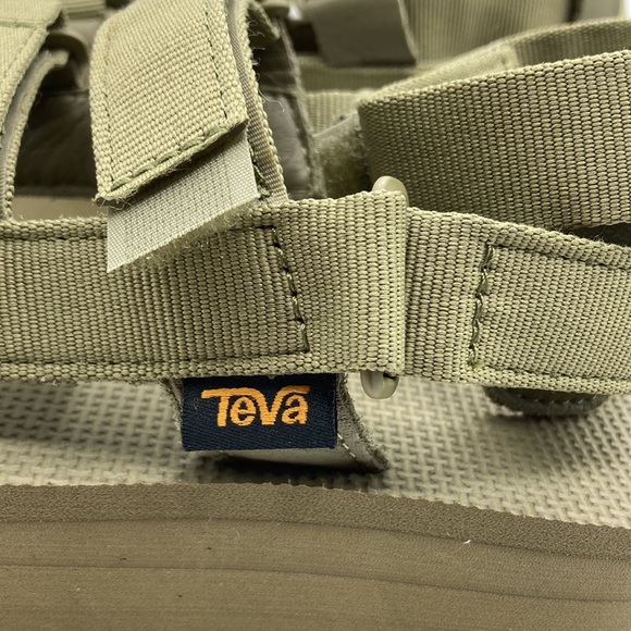 Teva | Shoes | Teva Flatform Mevia Gladiator Olive Green Sandals | Poshmark